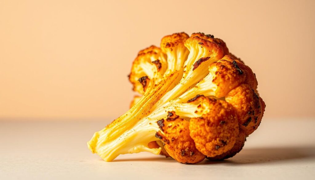 coliflor asada crujiente