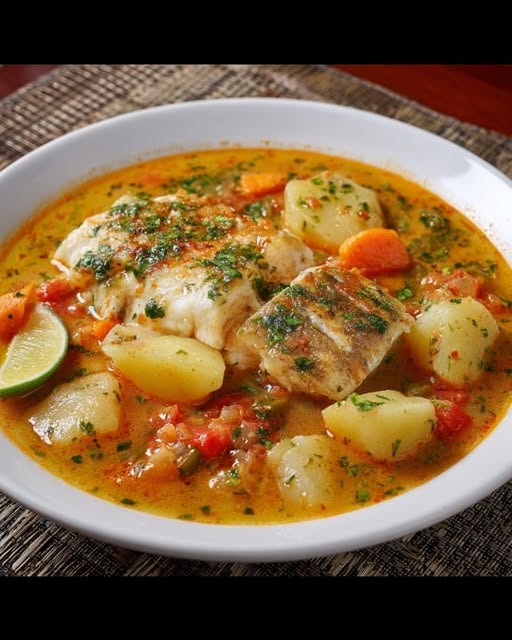 Caldo de Pescado Muy Sabroso