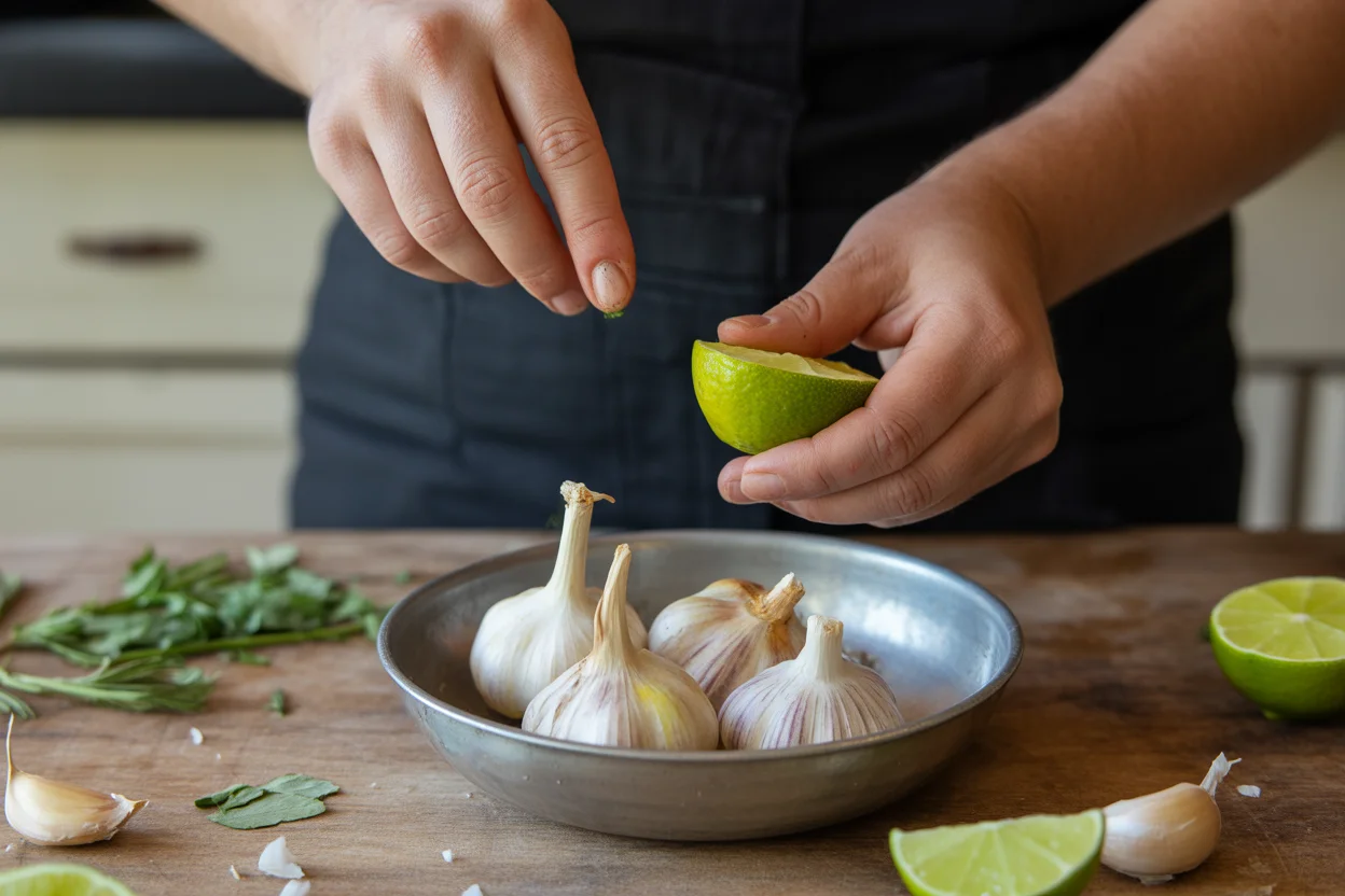 Chipirones en Salsa de Ajo y Lima (Listos en 10 Minutos)