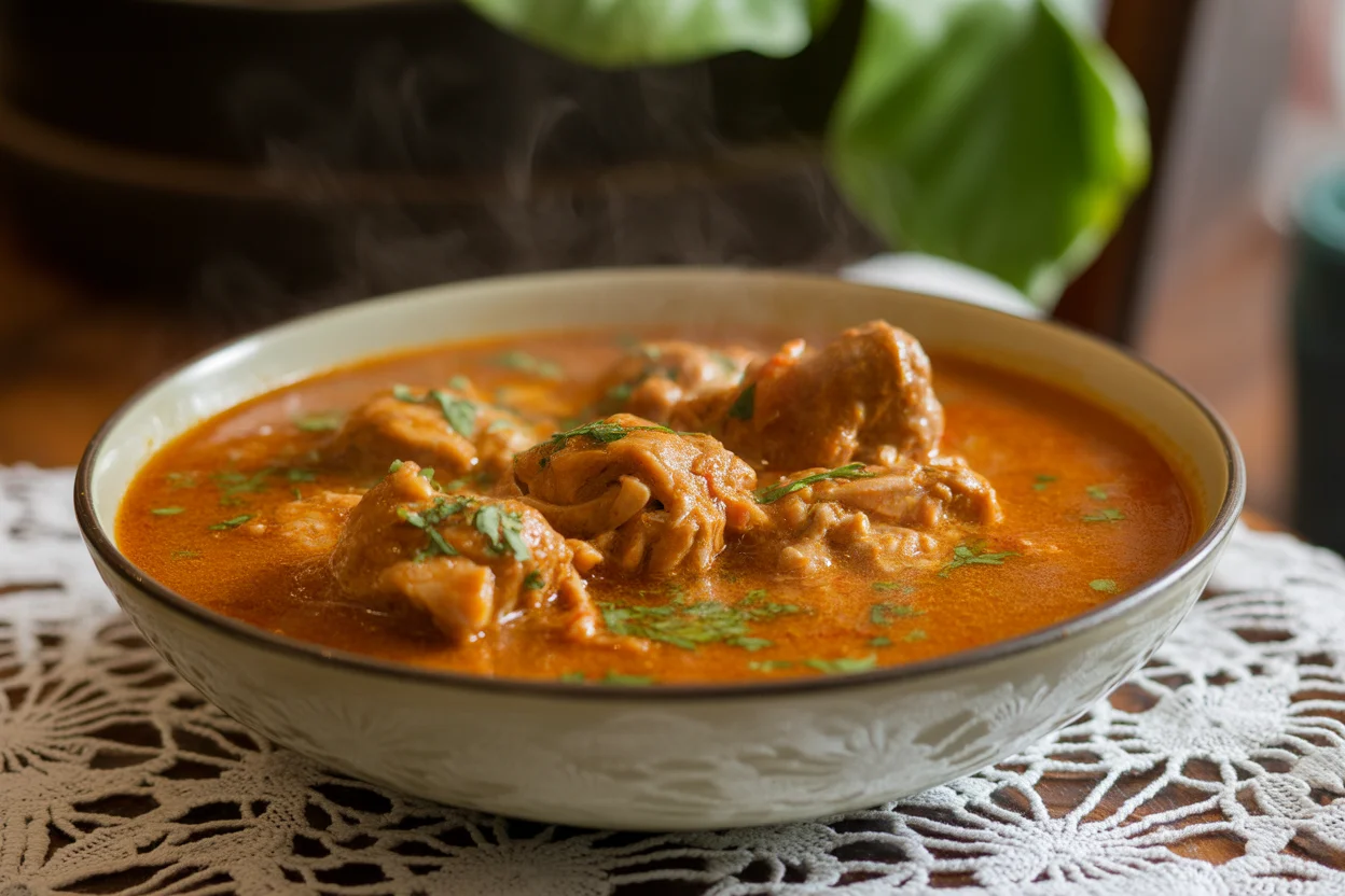 Manitas de cerdo en salsa