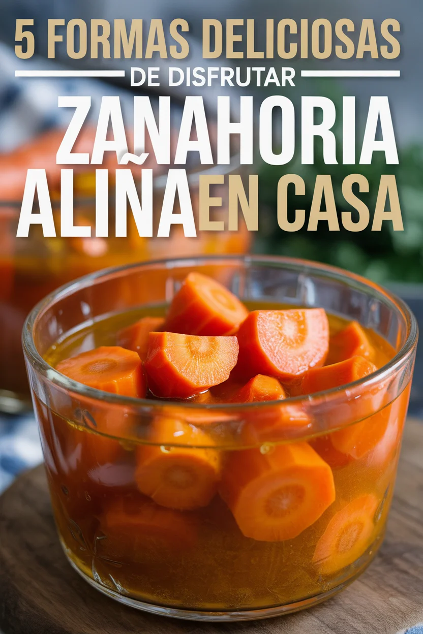 5 Formas Deliciosas de Disfrutar Zanahoria Aliñá en Casa