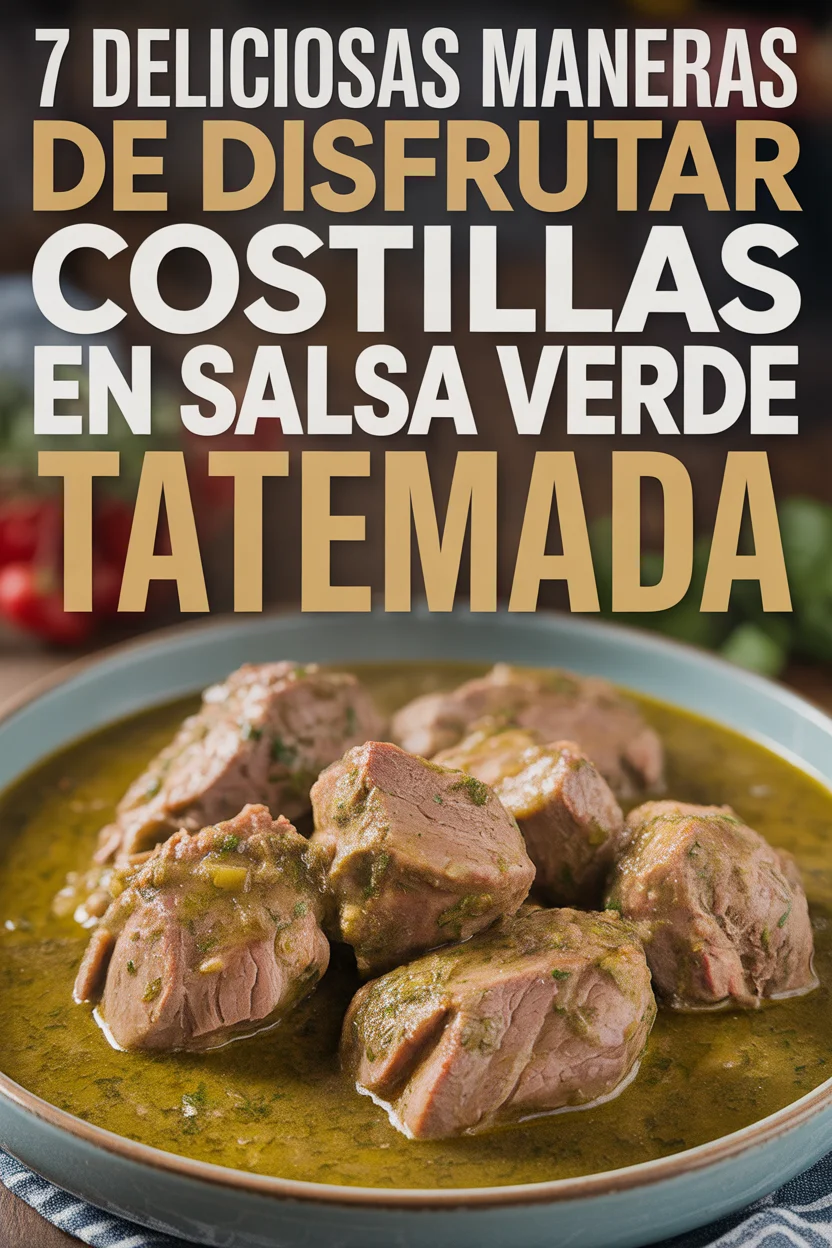 COSTILLAS EN SALSA VERDE TATEMADA