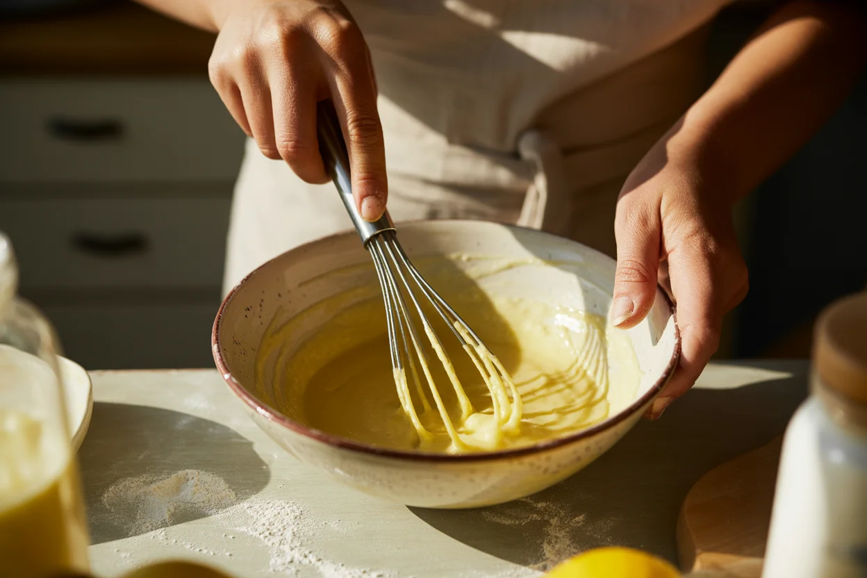 Tarta húmeda de limón