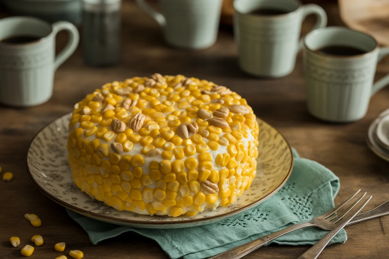 Delicioso Pastel de Elote con Ricotta y Nuez para Saborear