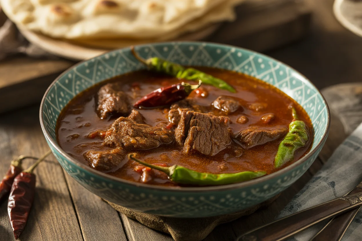 receta de Carne de cerdo en pipián rojo