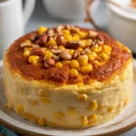 Deléitate con nuestro Pastel de Elote con Ricotta y Nuez, un postre mexicano irresistible, perfecto para cualquier ocasión.