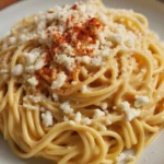 Espagueti Cremoso con Chipotle y Quesos