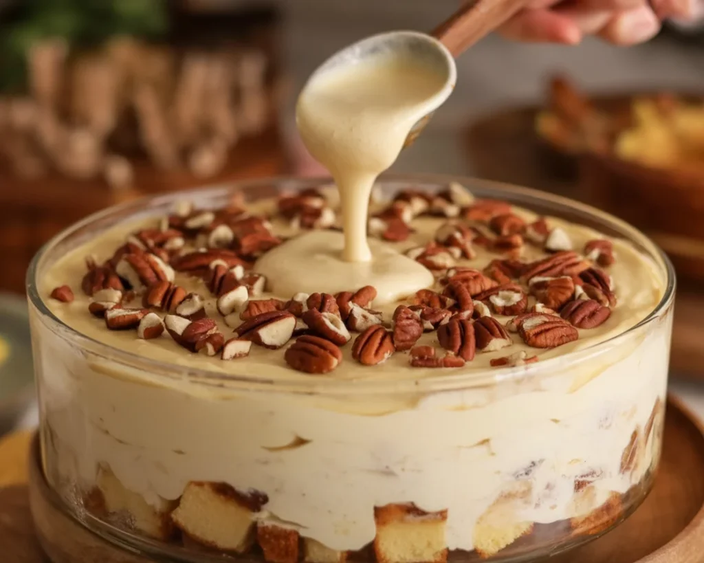 receta de Carlota de nuez