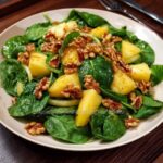Receta de Ensalada de Espinacas con Piña y Nuez