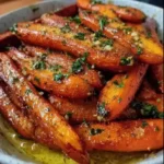 receta de Zanahorias Asadas con Miel y Mantequilla de Ajo