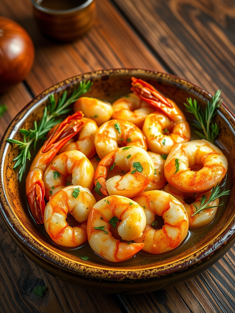 Receta de Camarones al Ajillo