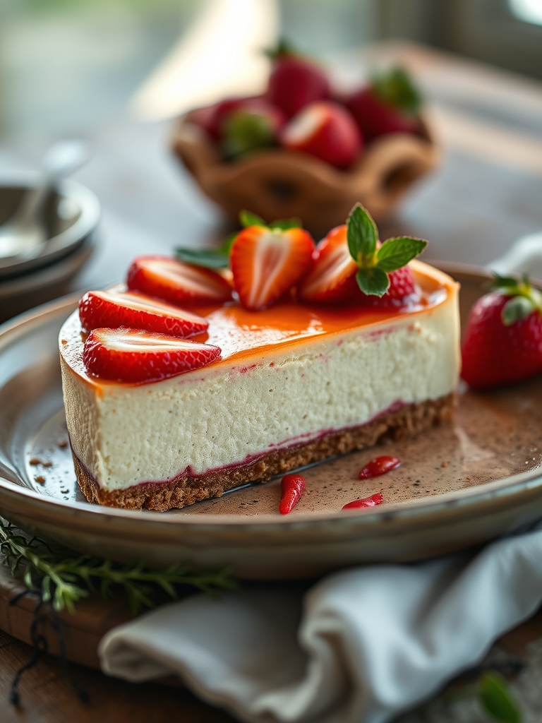 Receta de Cheesecake de Fresa