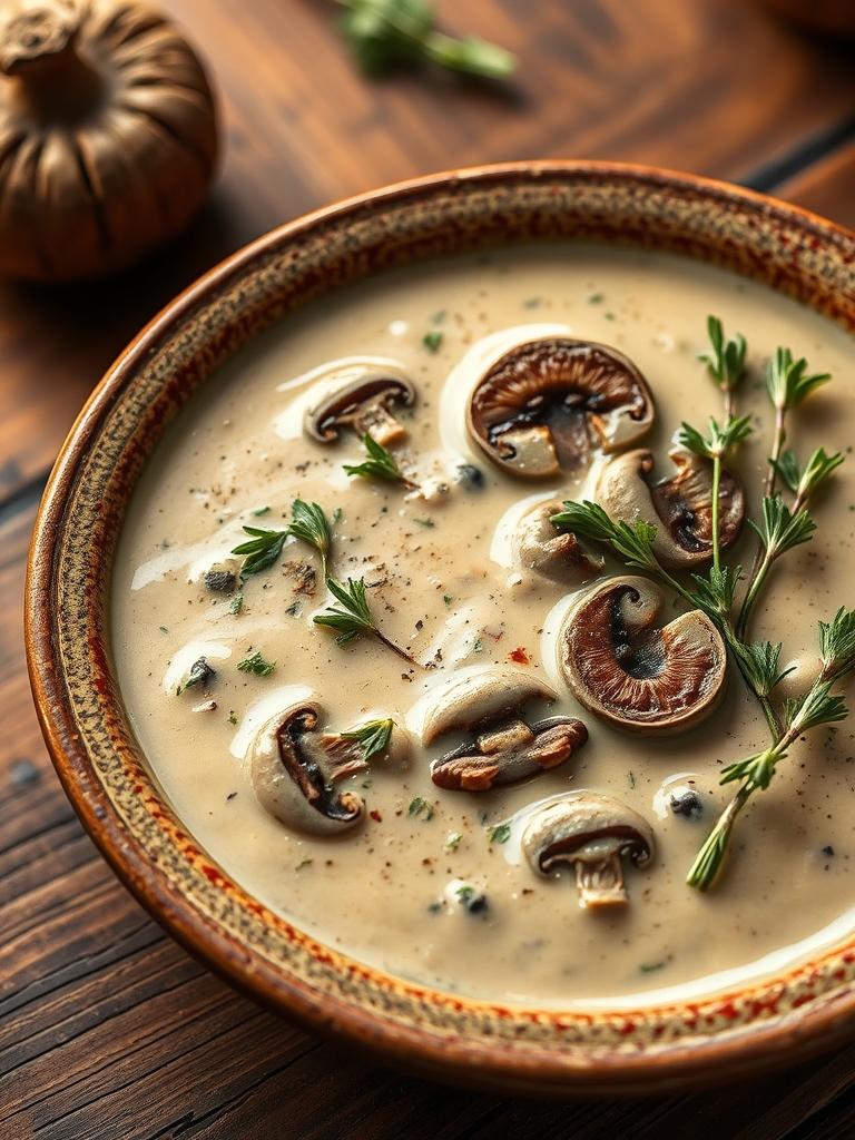 Receta de Crema de Champiñones
