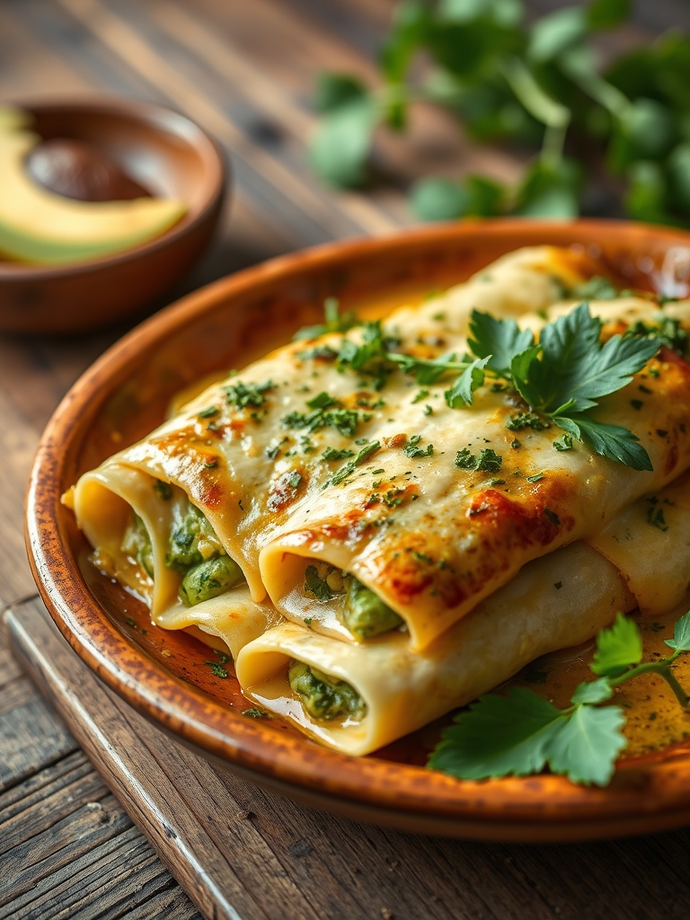 Receta de Enchiladas Verdes