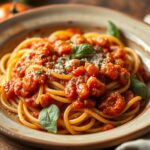 Receta de Fideos con Salsa Roja