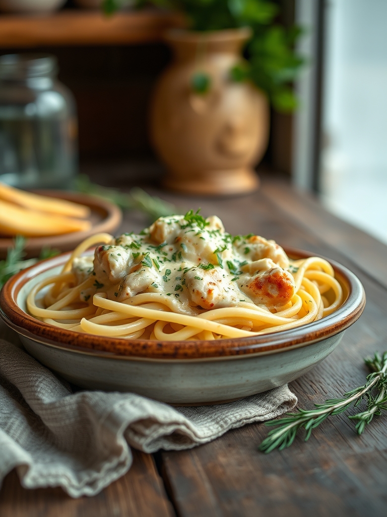 Receta de Pasta Alfredo