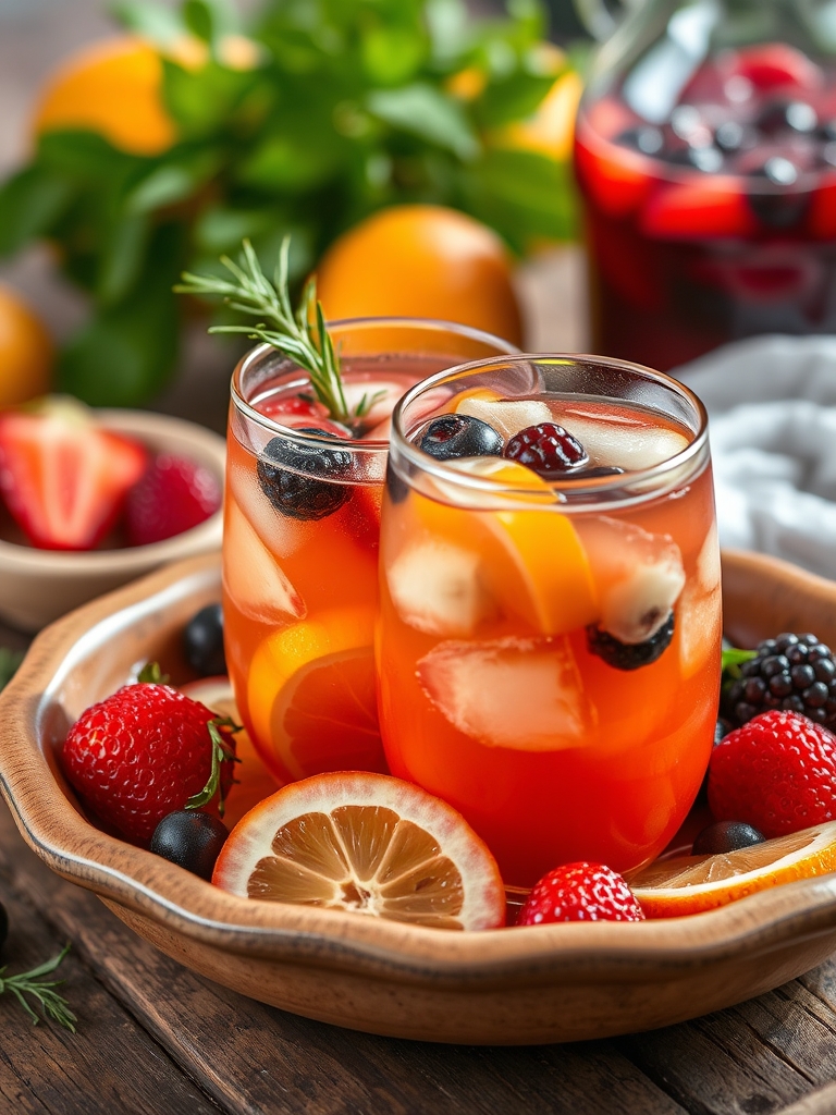 Receta de Sangría de Frutas