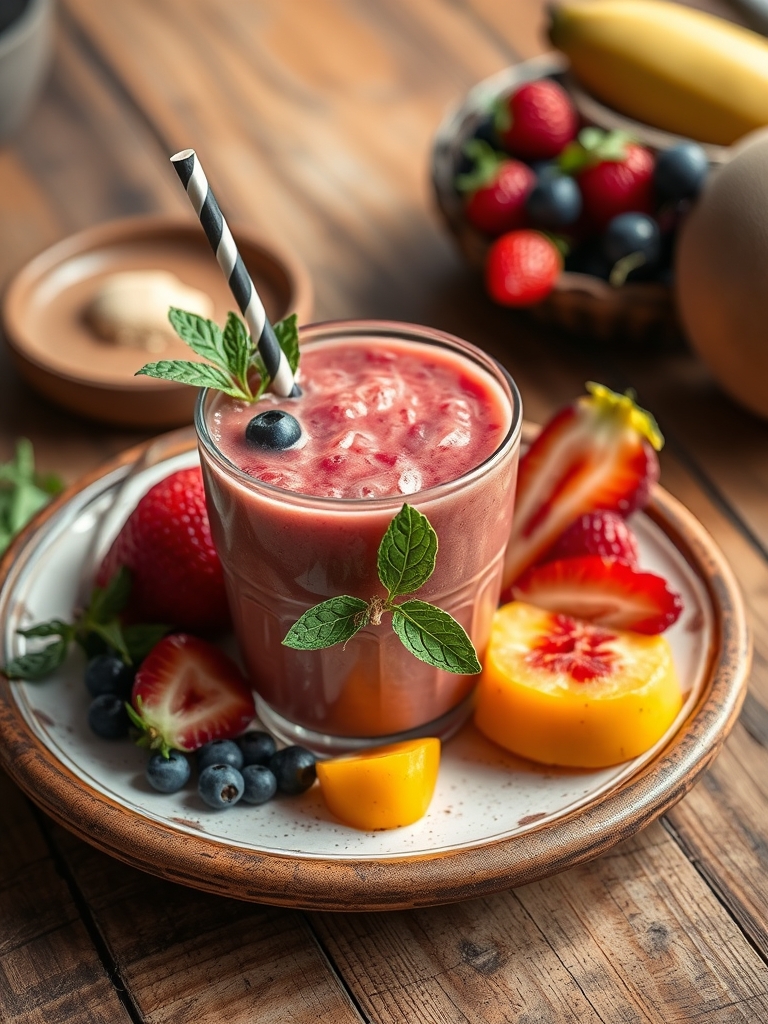 Receta de Smoothie de Frutas