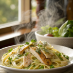 Receta de alfredo de repollo con pollo