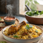 Receta de biryani de pollo estilo regional indio