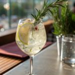 Receta de gin tonic sin alcohol con romero