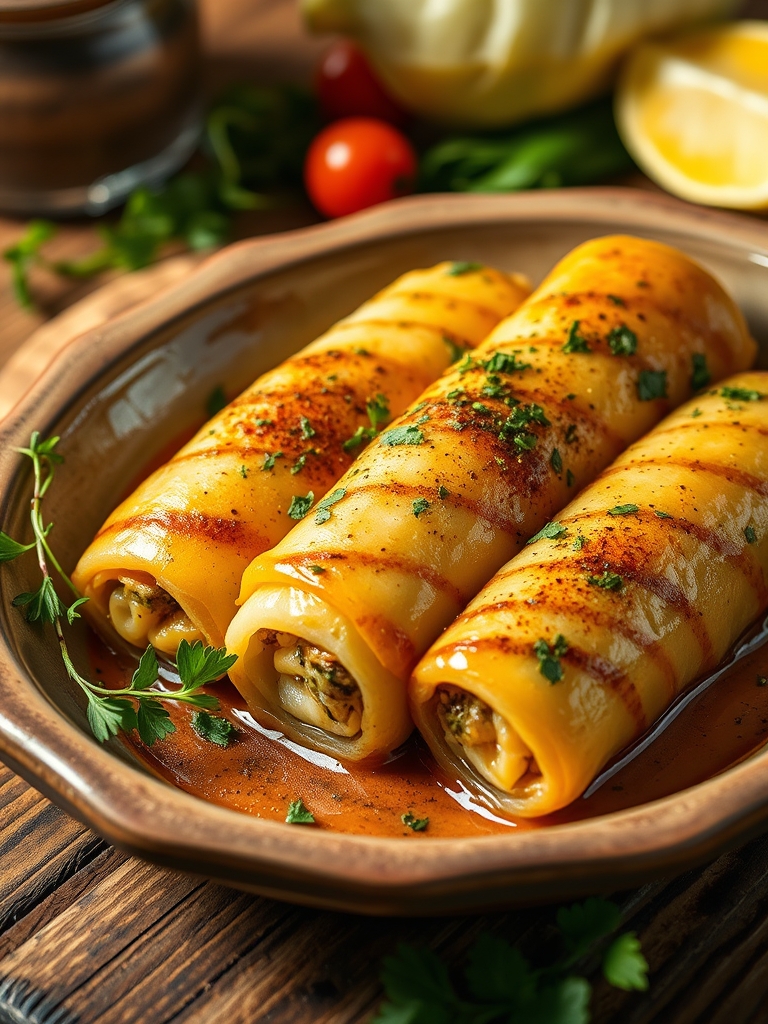 Receta de golumpki (repollo relleno polaco)