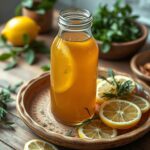 Receta de kombucha de jengibre y limón