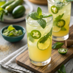 Receta de limonada con jalapeño y menta