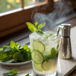 Receta de mojito sin alcohol con pepino