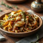 Receta de repollo asado al horno con parmesano