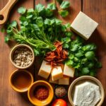 Receta de sopa de miso con tofu ingredients