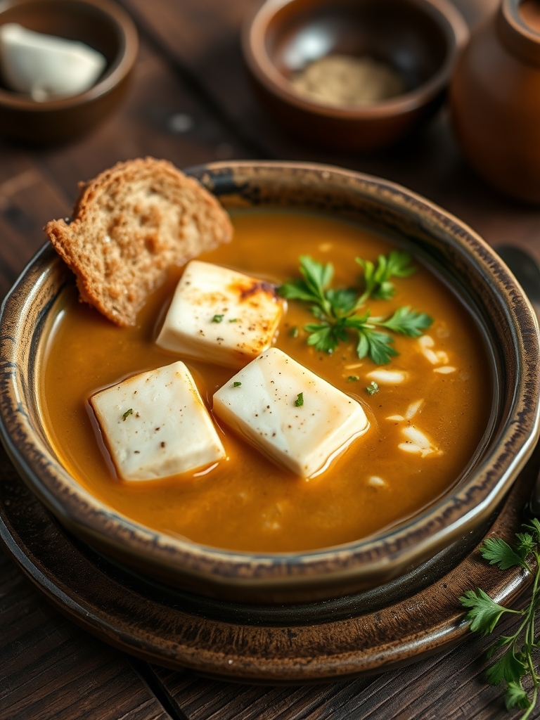 Receta de sopa de miso con tofu